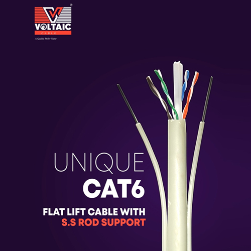 Voltaic Cat 6 Flat Flexible Lift Cable