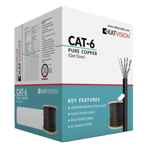 Katvision Cat6 Outdoor Pure Copper Cable