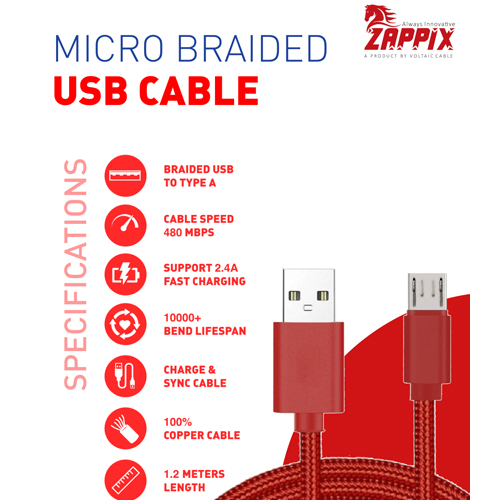 zappix usb micro cable
