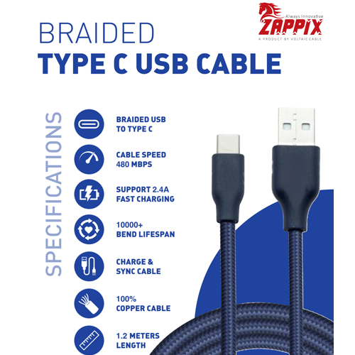 zappix usb typec cable